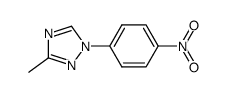 3-methyl-1-(4-nitrophenyl)-1H-1,2,4-triazole Structure