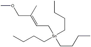 Stannane,tributyl(4-methoxy-3-methyl-2-buten-1-yl)- Structure