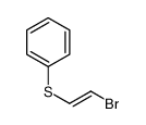 2-bromoethenylsulfanylbenzene Structure