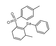 3-methyl-2-phenylseleno-1-(p-toluenesulfonyl)-1,4-cyclohexadiene Structure