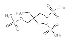 1,3-Propanediol, 2-ethyl-2- (hydroxymethyl)-, trimethanesulfonate结构式