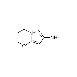 6,7-二氢-5H-吡唑并[5,1-b][1,3]恶嗪-2-胺结构式