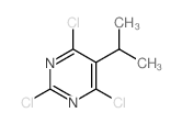 2,4,6-trichloro-5-isopropylpyriMidine Structure