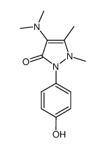 4-(N,N-dimethyl)-4'-hydroxyaminoantipyrine Structure