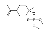 dimethoxy-(1-methyl-4-prop-1-en-2-ylcyclohexyl)oxy-sulfanylidene-λ5-phosphane结构式