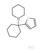 Tenocyclidine Hydrochloride Structure