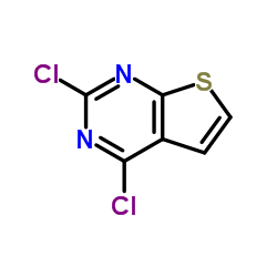 2,4-Dichlorothieno[2,3-d]pyrimidine Structure
