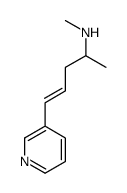N-methyl-5-pyridin-3-ylpent-4-en-2-amine结构式