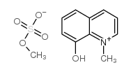 Quinolinium,8-hydroxy-1-methyl-, methyl sulfate (1:1)结构式