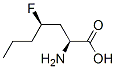 Heptanoic acid, 2-amino-4-fluoro-, (R*,S*)- (9CI)结构式