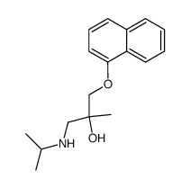 α-Methylpropranolol结构式
