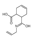 6-(prop-2-enylcarbamoyl)cyclohex-3-ene-1-carboxylic acid Structure