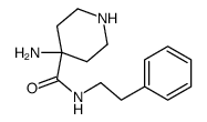 4-amino-piperidine-4-carboxylic acid phenethyl-amide Structure