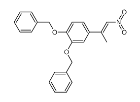 3,4-Dibenzyloxy-α-methyl-β-nitro-styrol结构式
