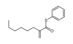 S-phenyl 2-methylideneoctanethioate结构式
