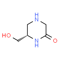 Piperazinone, 6-(hydroxymethyl)-, (6S)- (9CI)结构式