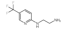 N-(2-aminoethyl)-N-[5-(trifluoromethyl)pyridin-2-yl]amine结构式