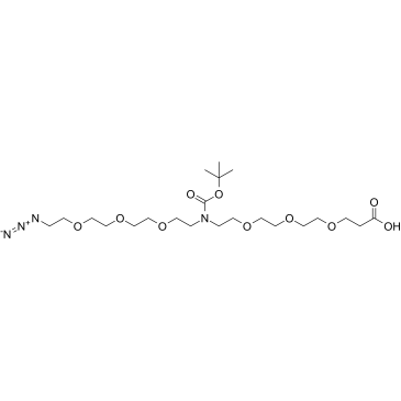 N-(Azido-PEG3)-N-Boc-PEG3-acid picture