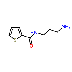 N-(3-Aminopropyl)-2-thiophenecarboxamide Structure