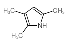 1H-Pyrrole,2,3,5-trimethyl-结构式