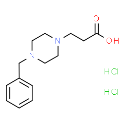 3-(4-BENZYL-PIPERAZIN-1-YL)-PROPIONIC ACIDDIHYDROCHLORIDE structure