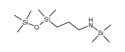 1,1,1-trimethyl-N-(3-(1,1,3,3,3-pentamethyldisiloxanyl)propyl)silanamine结构式