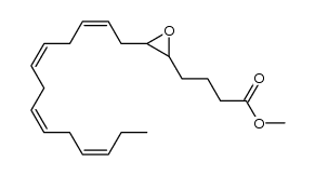 Methyl (all-Z)-5,6-epoxyicosa-8,11,14,17-tetraenoate Structure