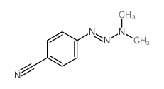 Benzonitrile,4-(3,3-dimethyl-1-triazen-1-yl)-结构式