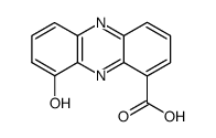 9-Hydroxy-1-phenazinecarboxylic acid结构式
