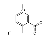 1,4-dimethyl-3-nitropyridinium iodide Structure