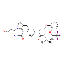 N-tert-Butyloxycarbonyl Dehydro Silodosin结构式