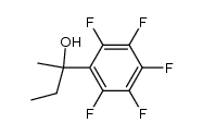 Pentafluor-α-aethyl-α-methylbenzylalkohol Structure