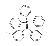 2,7-dibromofluorenylidenetriphenyl-phosphorane Structure