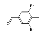 3,5-Dibromo-4-methylbenzylaldehyde结构式