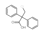 3-Chloro-2,2-diphenyl-propanoic acid结构式