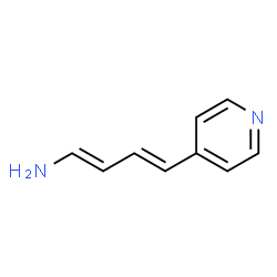 1,3-Butadien-1-amine,4-(4-pyridinyl)-(9CI) structure