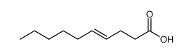 4-Decenoic acid structure