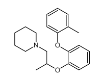 1-[2-[o-(o-Tolyloxy)phenoxy]propyl]piperidine结构式
