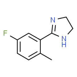 1H-Imidazole,2-(5-fluoro-2-methylphenyl)-4,5-dihydro- Structure