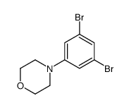 4-(3,5-二溴苯基)吗啉结构式