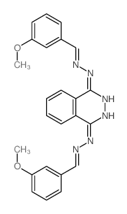 m-Anisaldehyde,1,4-phthalazinediyldihydrazone (8CI)结构式