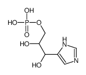 1-(1H-Imidazol-4-yl)-1,2,3-propanetriol 3-dihydrogen phosphate结构式