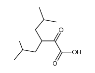 3-isobutyl-5-methyl-2-oxo-hexanoic acid Structure