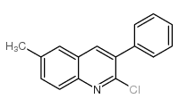 2-Chloro-6-methyl-3-phenylquinoline Structure