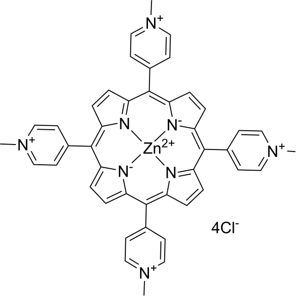 ZINC 5,10,15,20-TETRA(4-PYRIDYL)-21 H,23 H-PORPHINE TETRAKIS(METHOCHLORIDE) picture