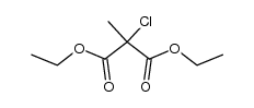 diethyl α-(chloro)-methylmalonate Structure