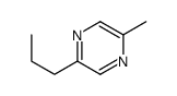 2-methyl-5-propyl-pyrazine结构式
