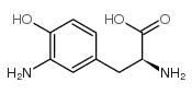 3-氨基-L-酪氨酸结构式