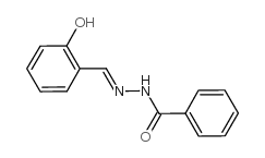 Benzoic acid,2-[(2-hydroxyphenyl)methylene]hydrazide结构式