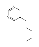 Pyrimidine, 5-pentyl- (8CI) Structure